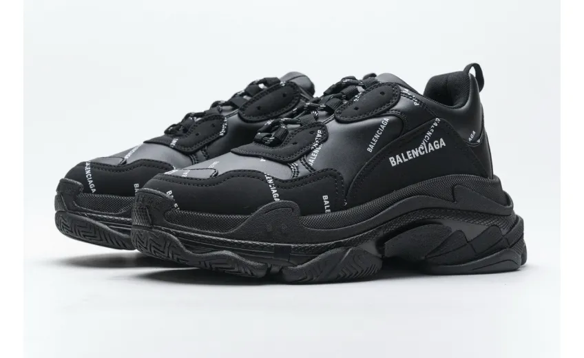  Balenciaga Triple S Black 524039 W06E2 2020 