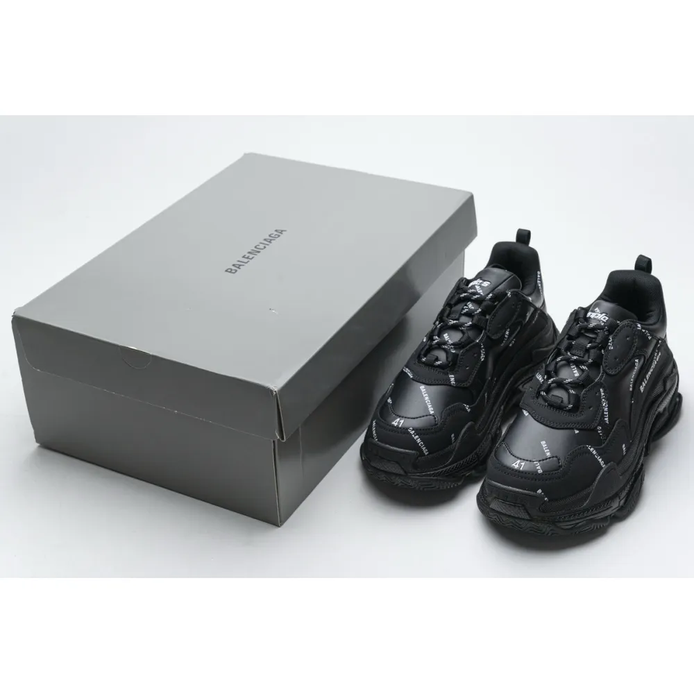  Balenciaga Triple S Black 524039 W06E2 2020 