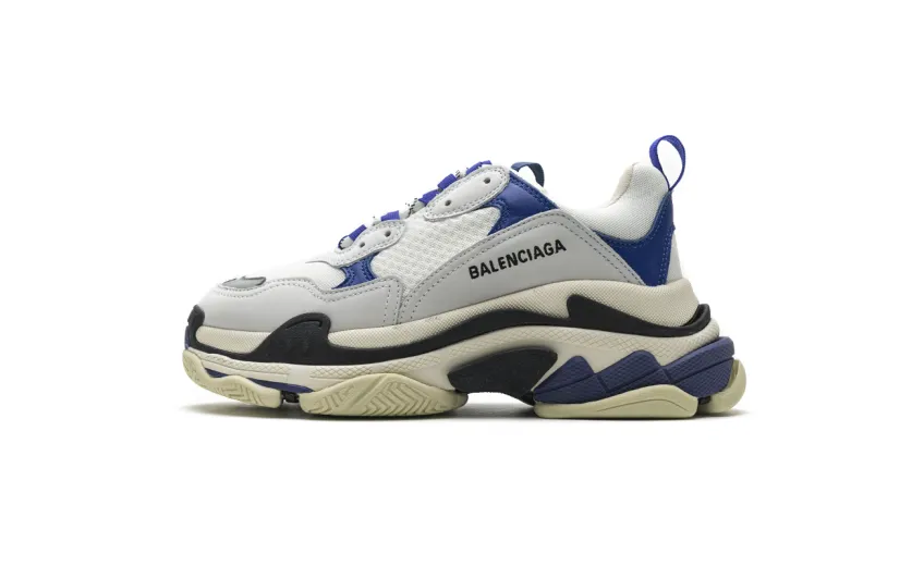 Bstsneaker- Balenciaga Triple S Black Blue Violet 490672 W09O5 1005 