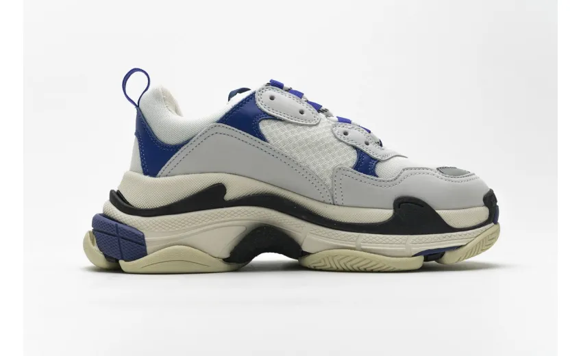 Bstsneaker- Balenciaga Triple S Black Blue Violet 490672 W09O5 1005 