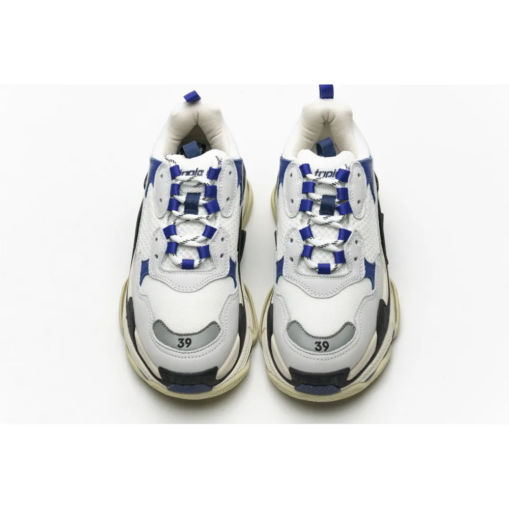 Bstsneaker- Balenciaga Triple S Black Blue Violet 490672 W09O5 1005 