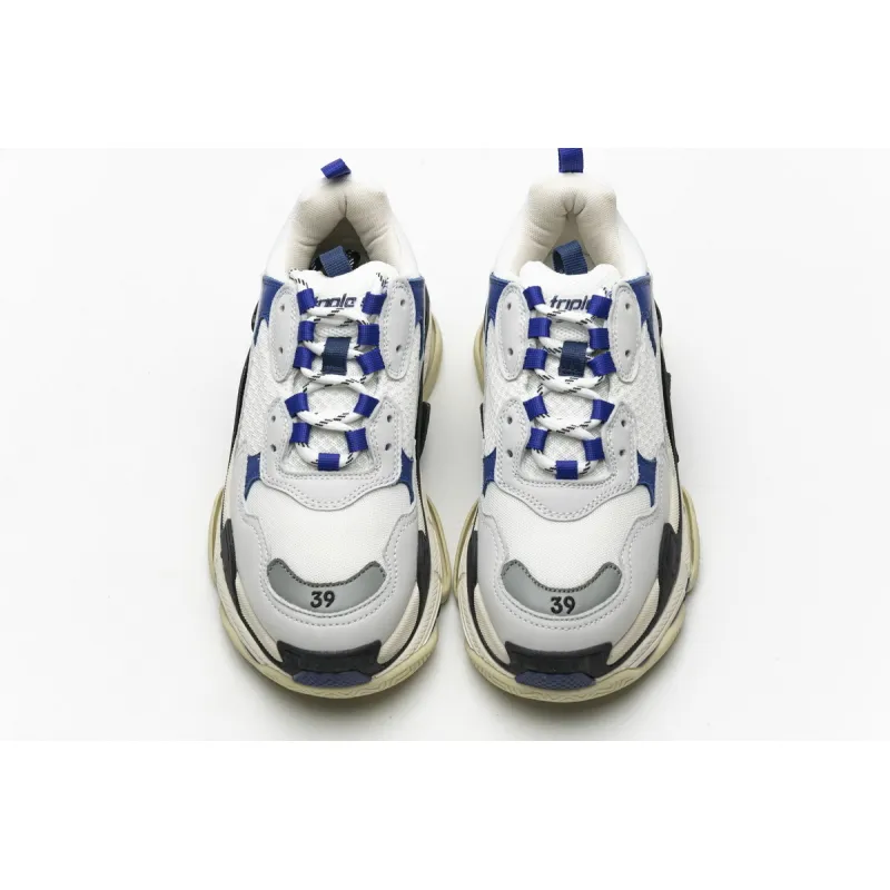 Bstsneaker- Balenciaga Triple S Black Blue Violet 490672 W09O5 1005 