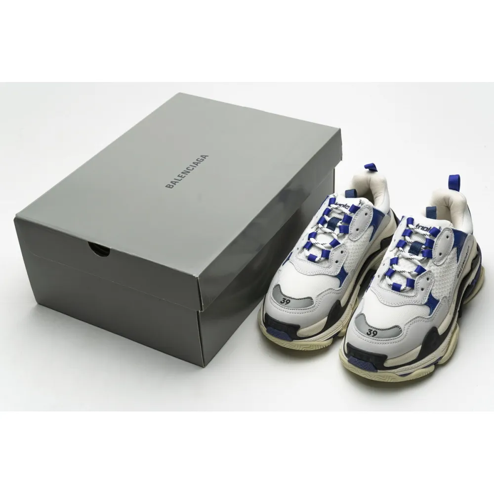 Bstsneaker- Balenciaga Triple S Black Blue Violet 490672 W09O5 1005 