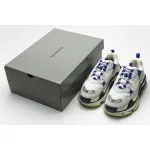 Bstsneaker- Balenciaga Triple S Black Blue Violet 490672 W09O5 1005 