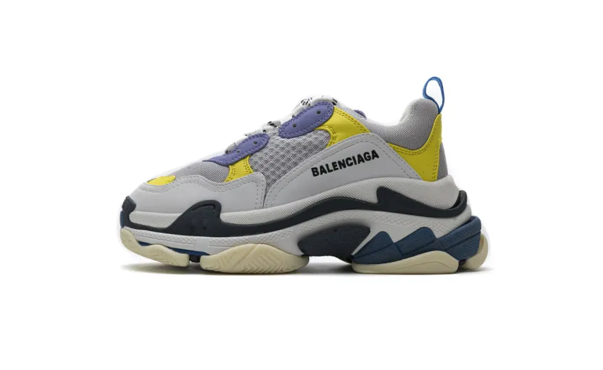 Bstsneaker- Balenciaga Triple S Black Grey Blue 541624 W06E2 7282 