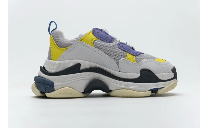 Bstsneaker- Balenciaga Triple S Black Grey Blue 541624 W06E2 7282 