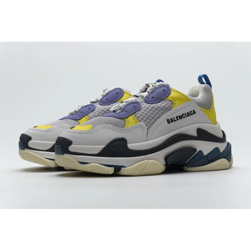 Bstsneaker- Balenciaga Triple S Black Grey Blue 541624 W06E2 7282 