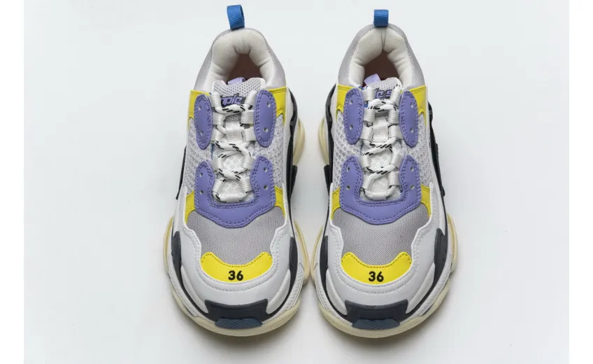 Bstsneaker- Balenciaga Triple S Black Grey Blue 541624 W06E2 7282 