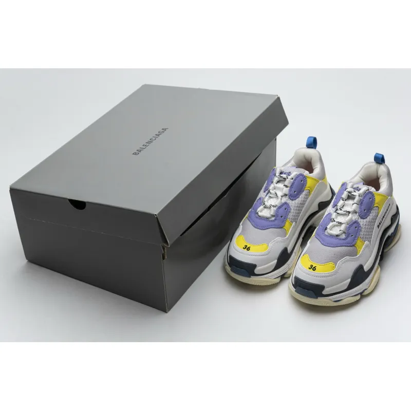 Bstsneaker- Balenciaga Triple S Black Grey Blue 541624 W06E2 7282 