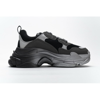 Bstsneaker- Balenciaga Triple S Black Grey Silver 483546 W06F1 0841  02