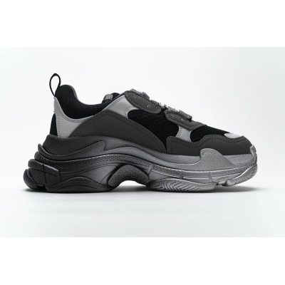 Bstsneaker- Balenciaga Triple S Black Grey Silver 483546 W06F1 0841  02