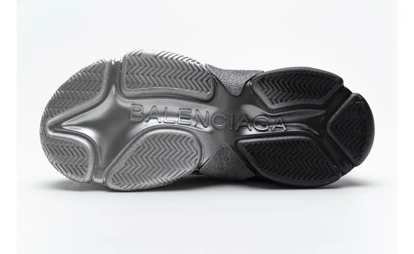 Bstsneaker- Balenciaga Triple S Black Grey Silver 483546 W06F1 0841 