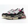 Bstsneaker-Mid Quality Balenciaga Triple S Black Pink 483513 W06E8 8080 (1:1Batch)
