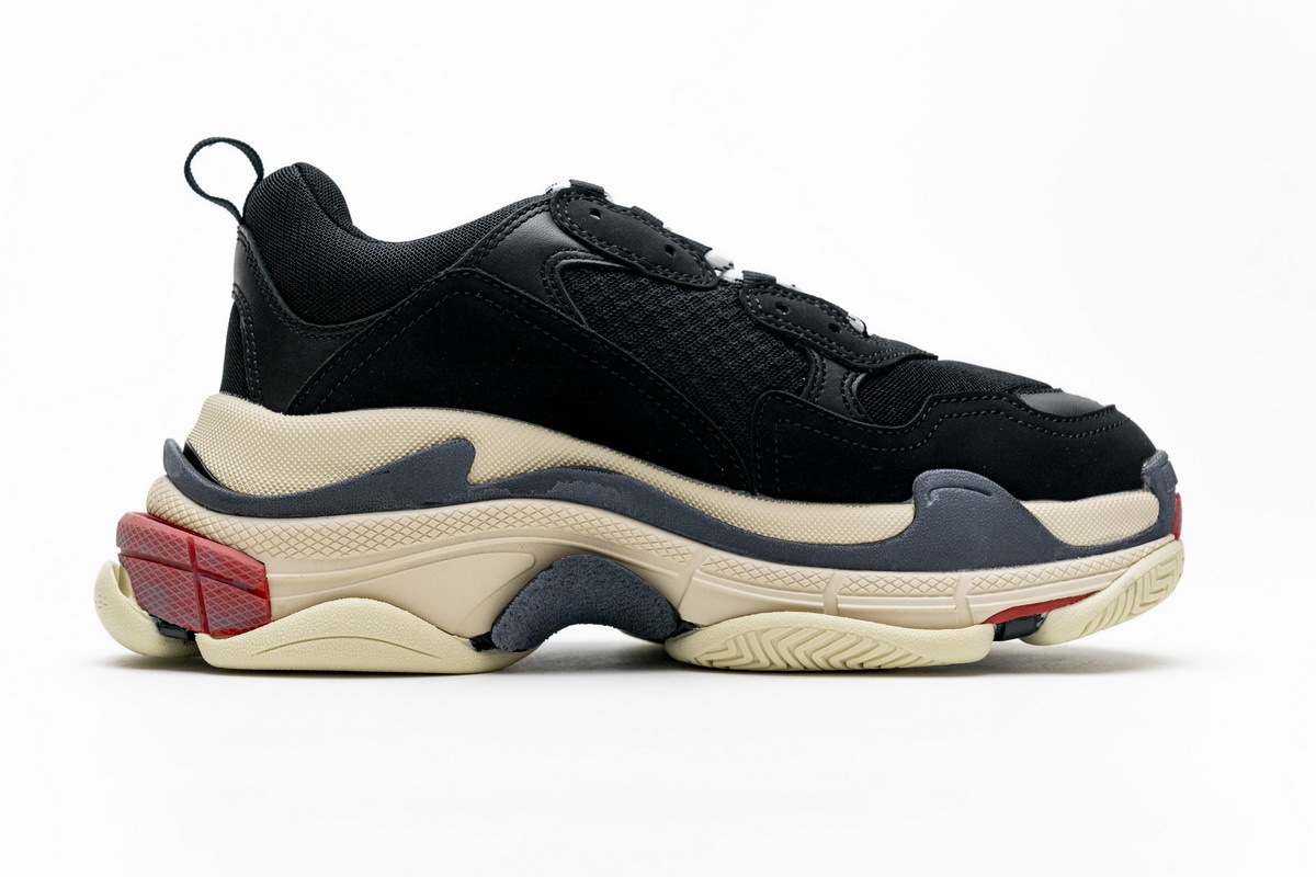 Bstsneaker- Balenciaga Triple S Black Red 483513 W06E1 1000 