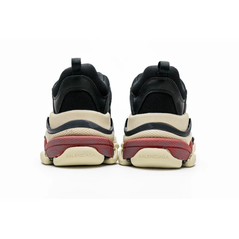 Bstsneaker- Balenciaga Triple S Black Red 483513 W06E1 1000 