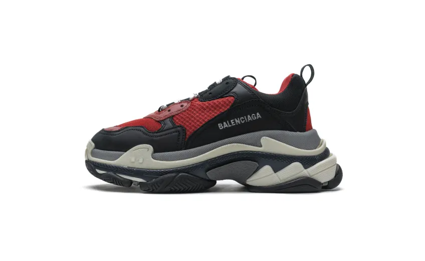 Bstsneaker- Balenciaga Triple S Black Red Grey 483513 W06E1 1006 