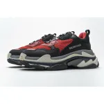 Bstsneaker- Balenciaga Triple S Black Red Grey 483513 W06E1 1006 
