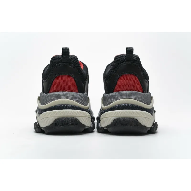 Bstsneaker- Balenciaga Triple S Black Red Grey 483513 W06E1 1006 
