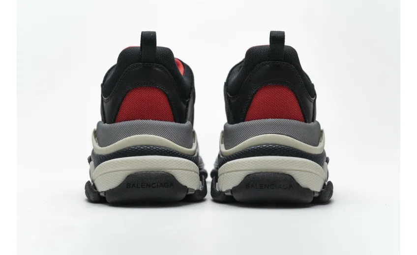 Bstsneaker- Balenciaga Triple S Black Red Grey 483513 W06E1 1006 