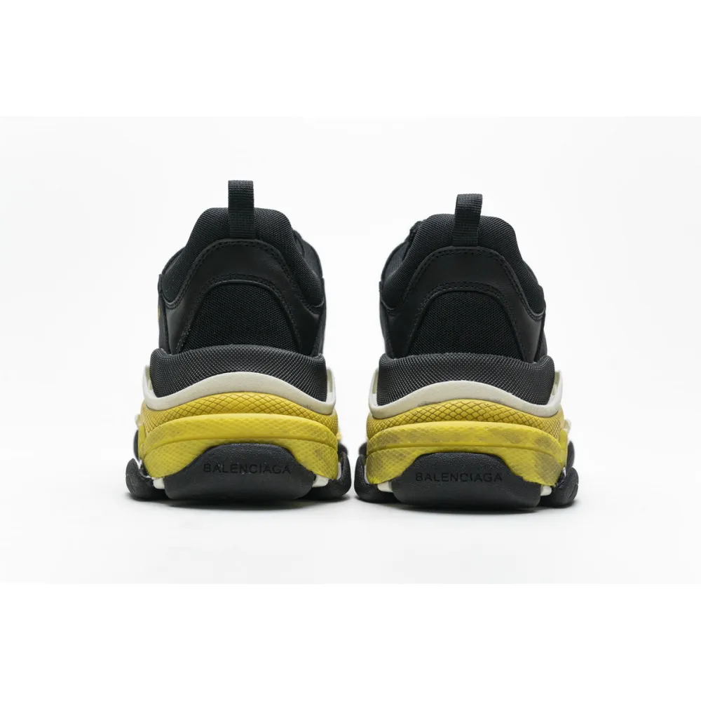 Bstsneaker- Balenciaga Triple S Black Yellow 483513 W06E1 1078 
