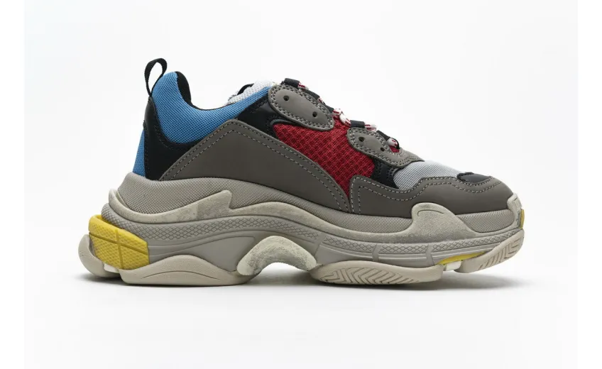 Bstsneaker- Balenciaga Triple S Blue Red 483513 W06E3 4365 