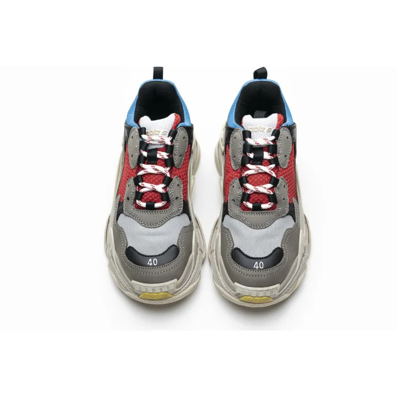 Bstsneaker- Balenciaga Triple S Blue Red 483513 W06E3 4365 