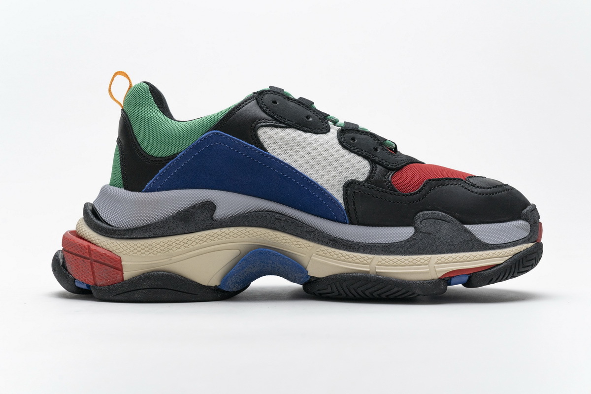 Bstsneaker- Balenciaga Triple S Green Red 490672 W09O5 1068 