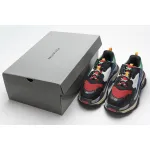 Bstsneaker- Balenciaga Triple S Green Red 490672 W09O5 1068 