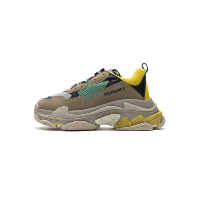 Bstsneaker- Balenciaga Triple S Green Yellow 483513 W06E3 7070  01