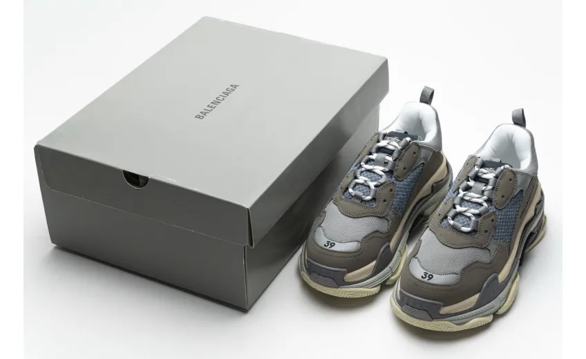Bstsneaker- Balenciaga Triple S Grey 483513 W06E1 1259 