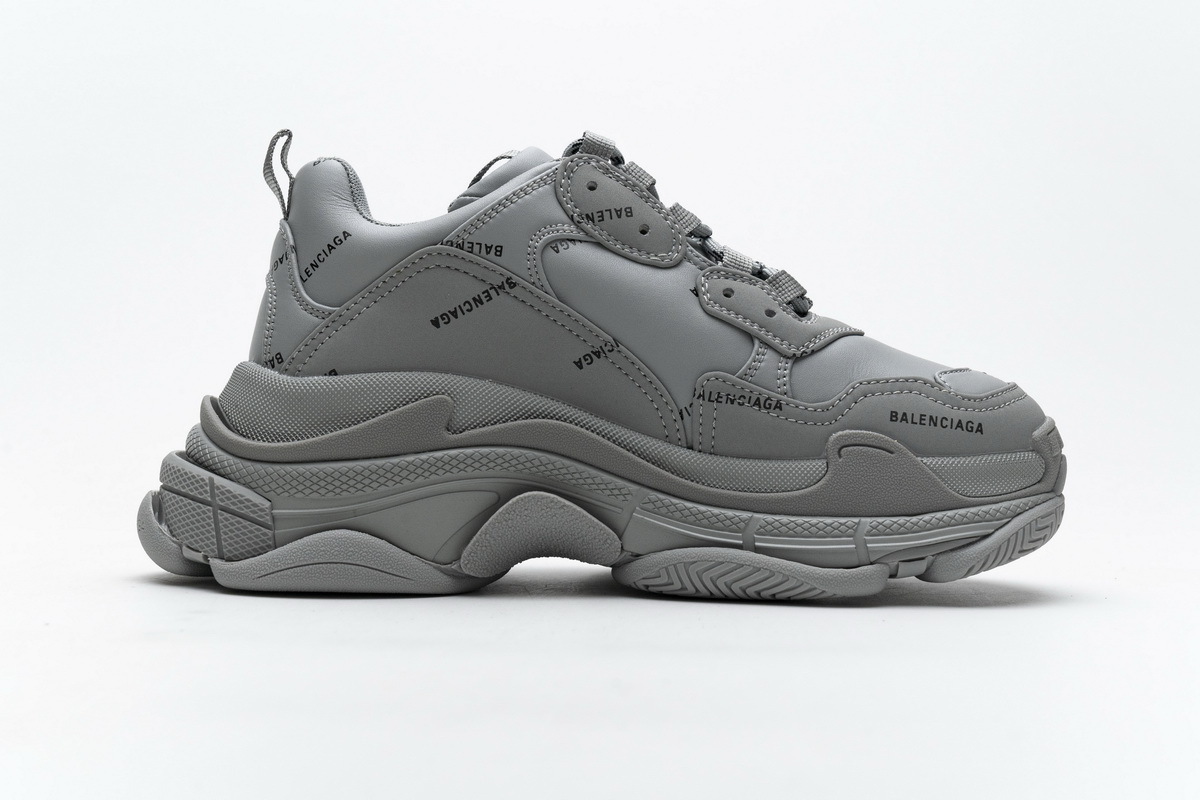 Bstsneaker- Balenciaga Triple S Grey Black 536737 W2FA1 1210 
