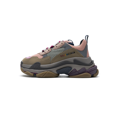Bstsneaker- Balenciaga Triple S Grey Pink 490672 W09O5 1036  01