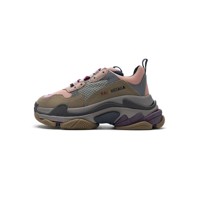 Bstsneaker- Balenciaga Triple S Grey Pink 490672 W09O5 1036  01