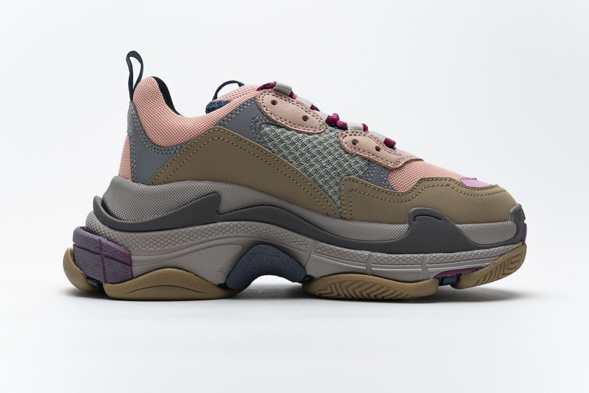 Bstsneaker- Balenciaga Triple S Grey Pink 490672 W09O5 1036 
