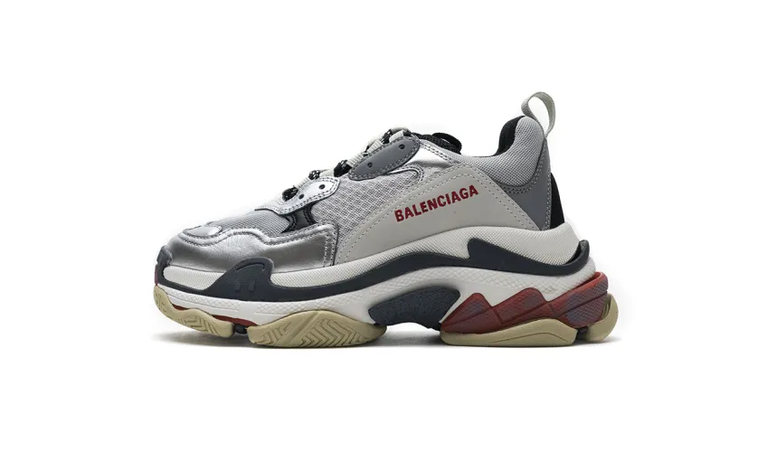 Bstsneaker- Balenciaga Triple S Grey Silver 541624 W06E2 7320 