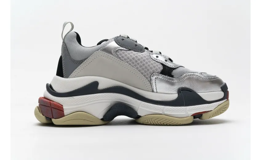 Bstsneaker- Balenciaga Triple S Grey Silver 541624 W06E2 7320 