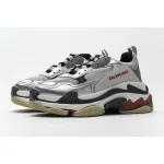 Bstsneaker- Balenciaga Triple S Grey Silver 541624 W06E2 7320 