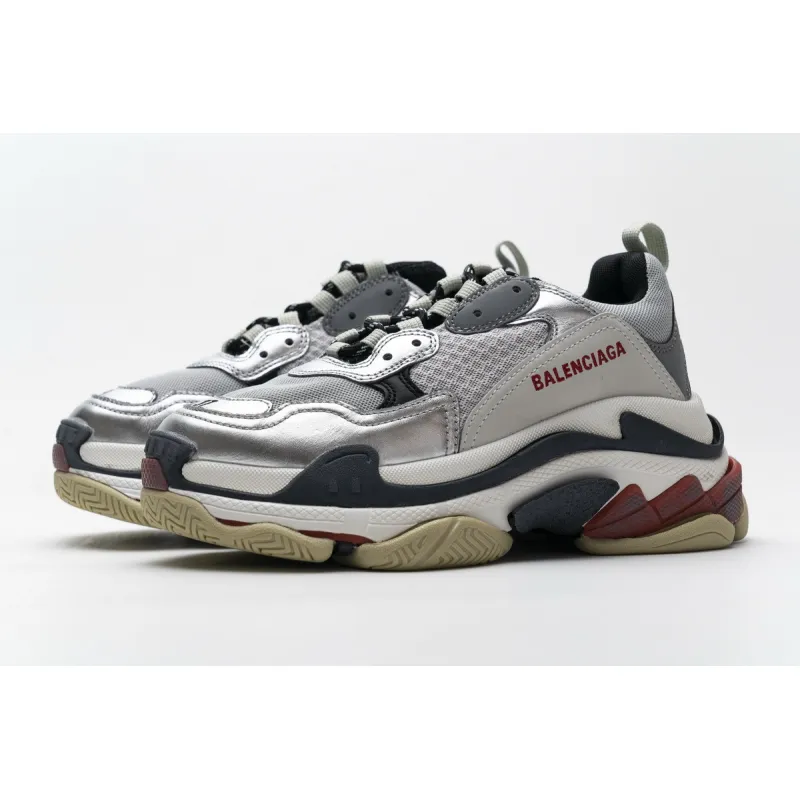 Bstsneaker- Balenciaga Triple S Grey Silver 541624 W06E2 7320 