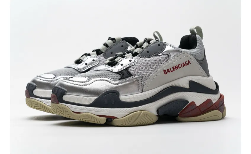 Bstsneaker- Balenciaga Triple S Grey Silver 541624 W06E2 7320 