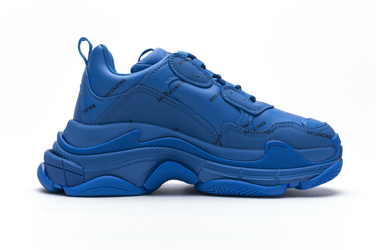 Bstsneaker- Balenciaga Triple S Letter Blue 536737 W06E2 0848 