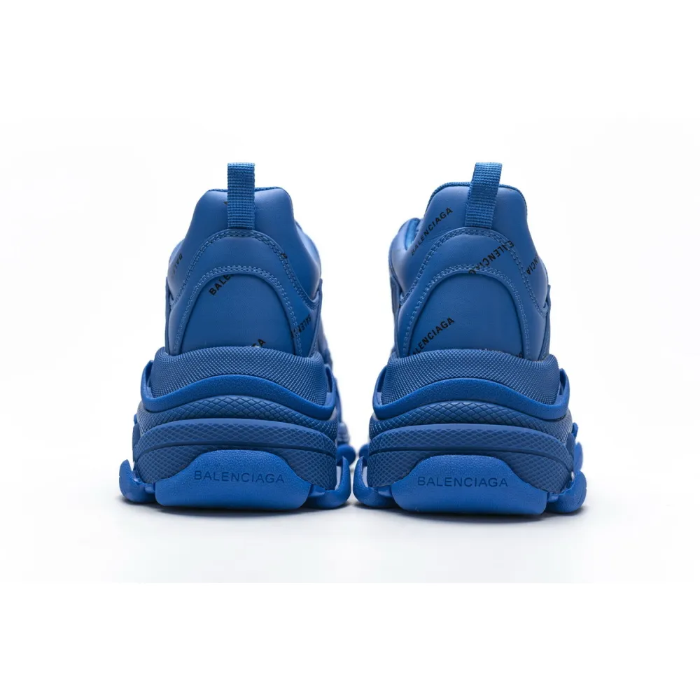 Bstsneaker- Balenciaga Triple S Letter Blue 536737 W06E2 0848 