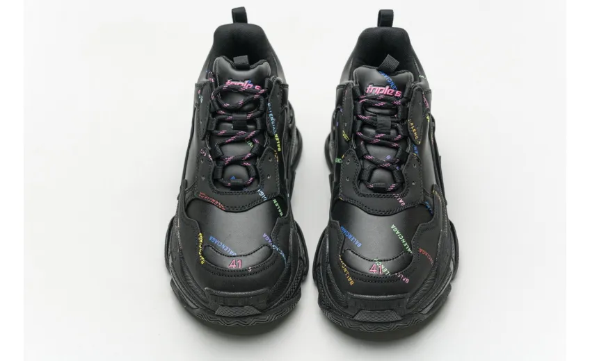Bstsneaker- Balenciaga Triple S Letter Colorful 524039 W2FA1 1210 