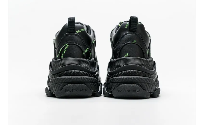 Bstsneaker- Balenciaga Triple S Letter Fluorescent Yellow 524039 W2FA1 7633 