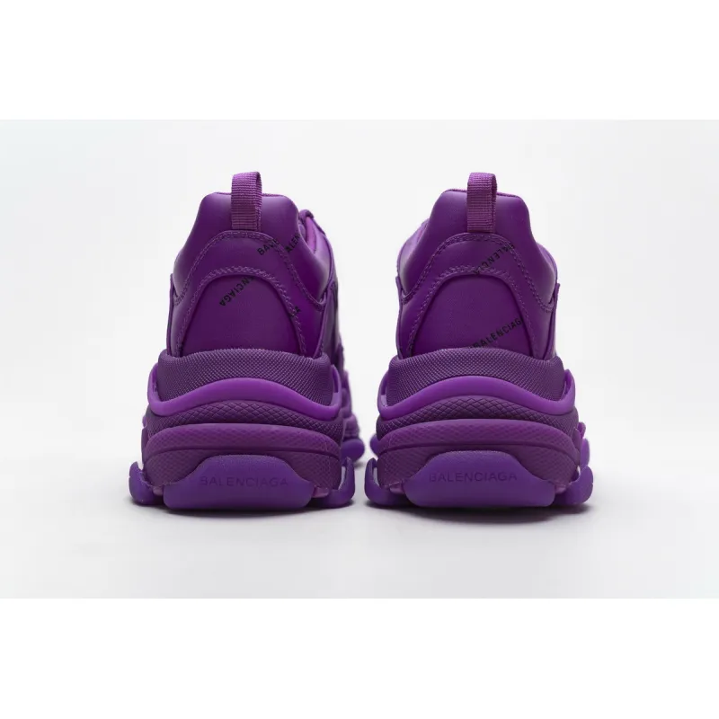 Bstsneaker- Balenciaga Triple S Letter Plum Red 536737 W2FA1 9016 