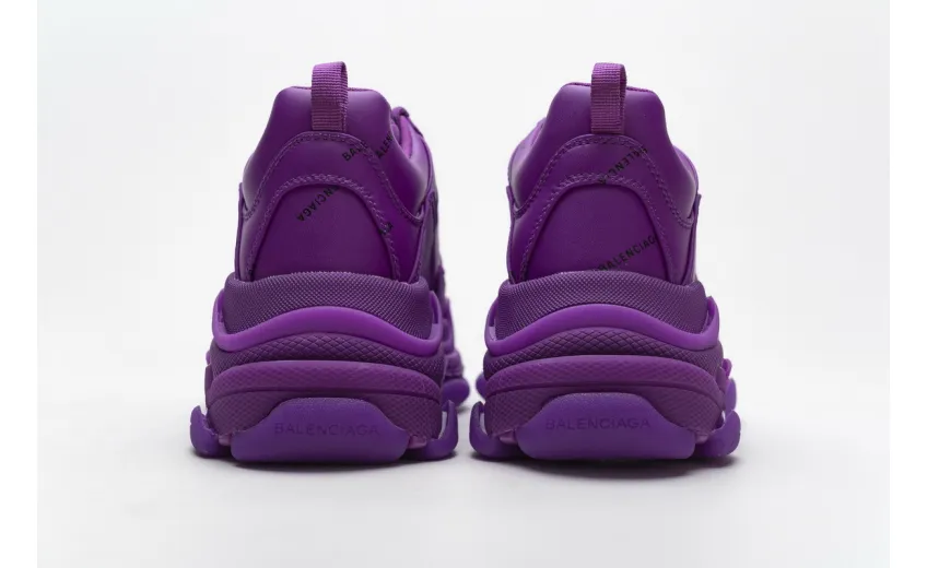 Bstsneaker- Balenciaga Triple S Letter Plum Red 536737 W2FA1 9016 