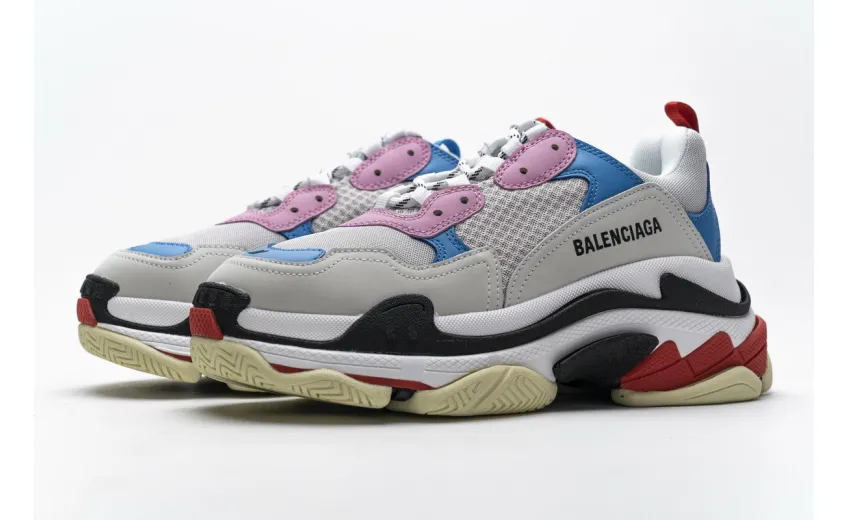 Bstsneaker- Balenciaga Triple S Pink Bright Blue 541624 W06E2 1150 