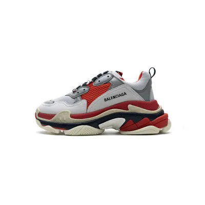 Bstsneaker- Balenciaga Triple S Red White Dark Grey 541624 W06E2 1863 