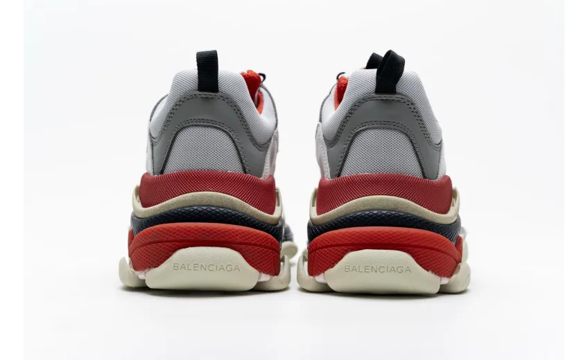 Bstsneaker- Balenciaga Triple S Red White Dark Grey 541624 W06E2 1863 