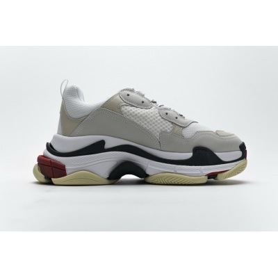 Bstsneaker- Balenciaga Triple S White Dark Grey Red 541624 W06E2 1790  02