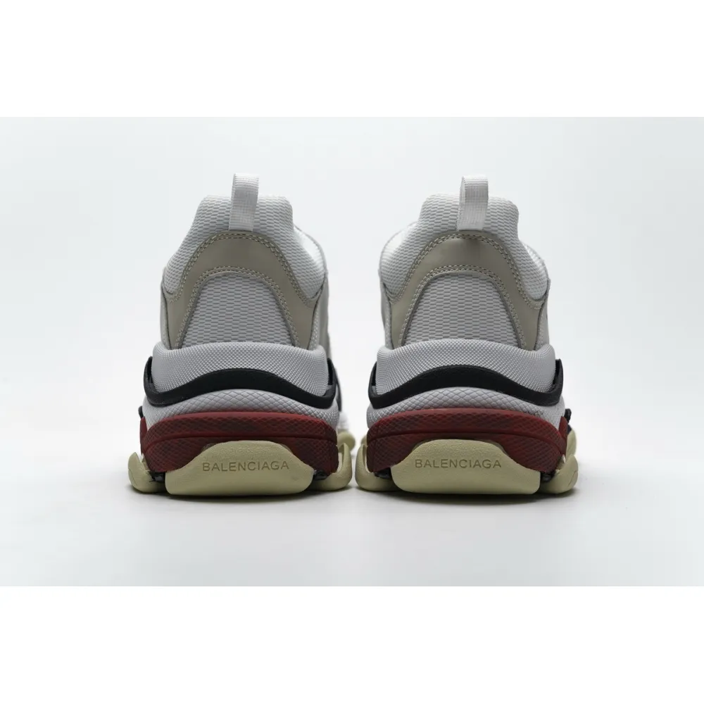 Bstsneaker- Balenciaga Triple S White Dark Grey Red 541624 W06E2 1790 